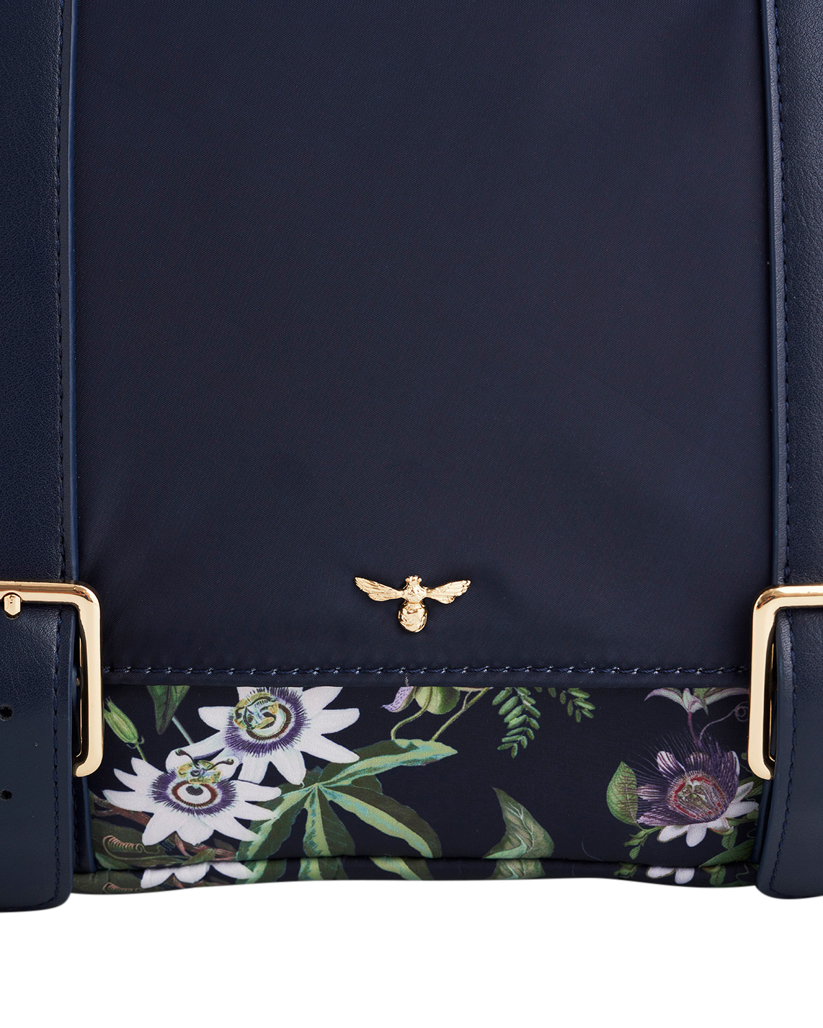 fable-england-navy-passion-flower-satchel-tasche-navy image 7