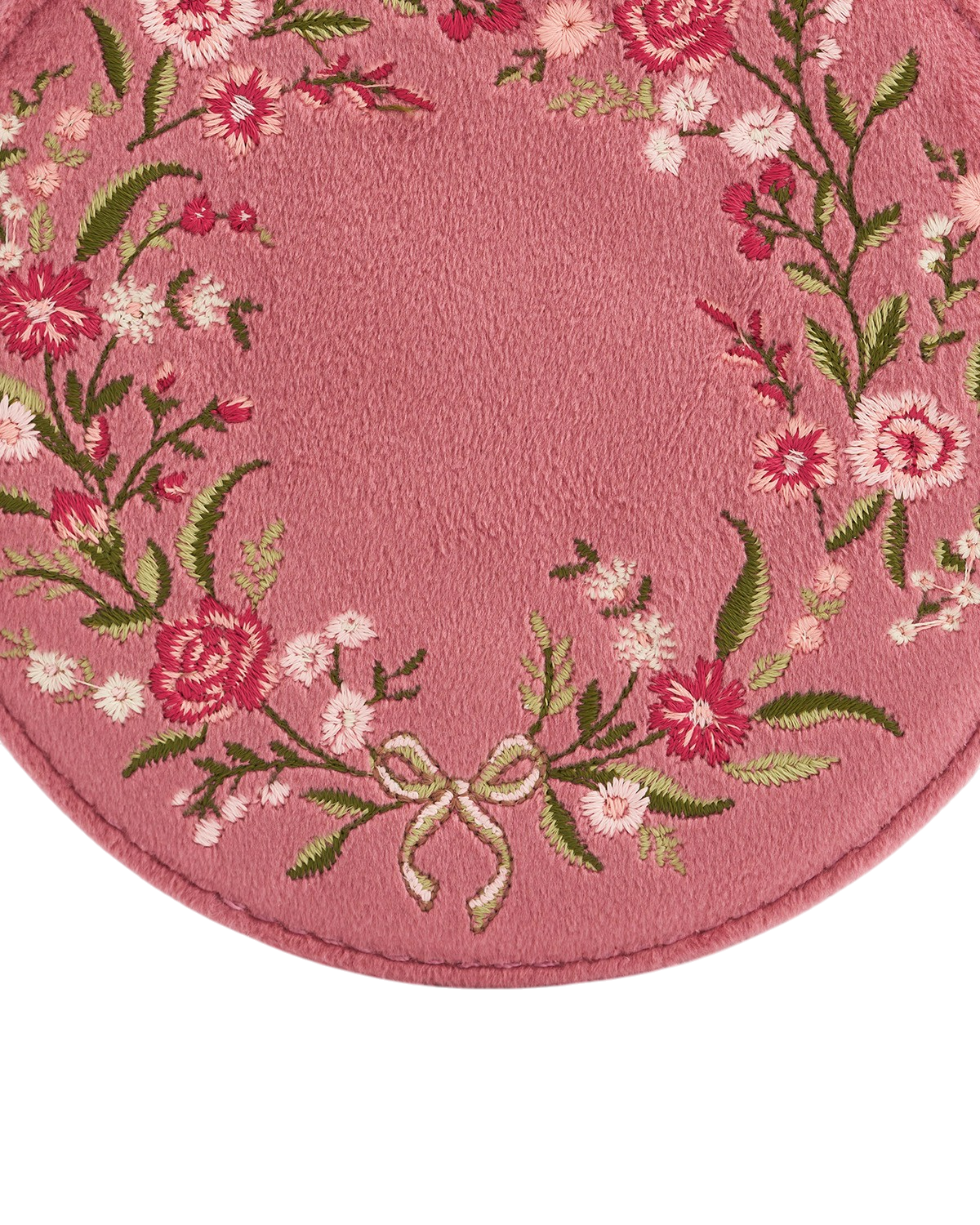 fable-england-floral-wreath-schmuckk-stchen-rosa-samt-bestickt image 4