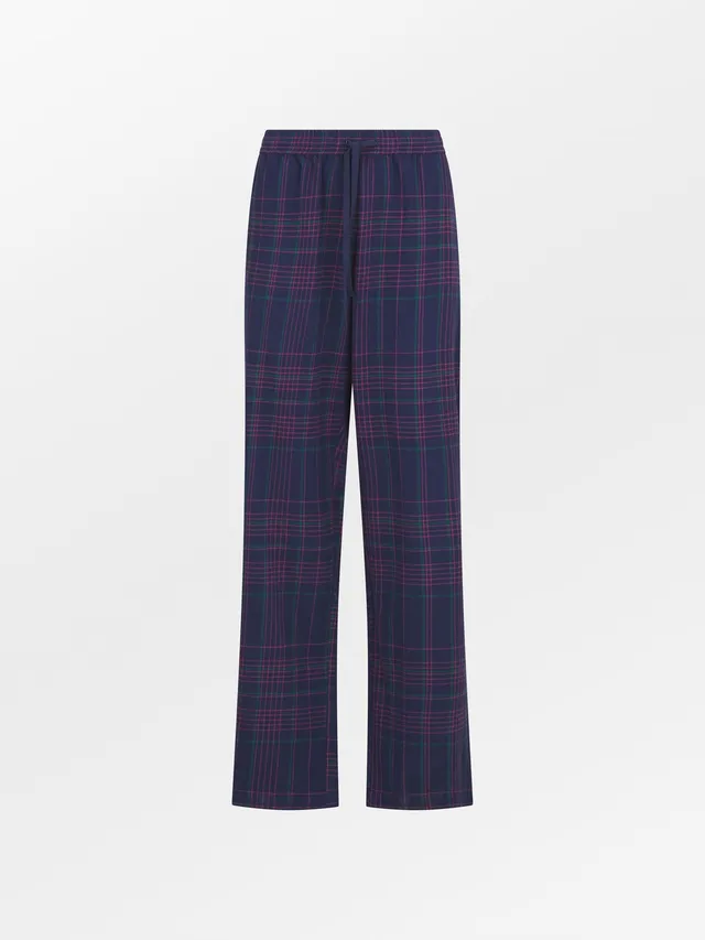 becks-ndergaard-gridy-flanell-pyjamahose-navy-karo image 1