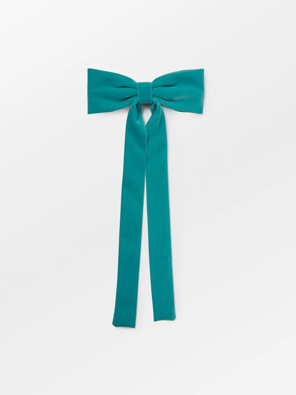 becks-ndergaard-velvet-bow-haarspange-gr-n-samt-schleife image 1