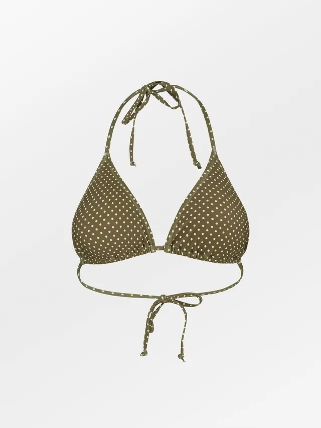 becks-ndergaard-bel-bikini-top-dark-olive-punkte-gepolstert image 1
