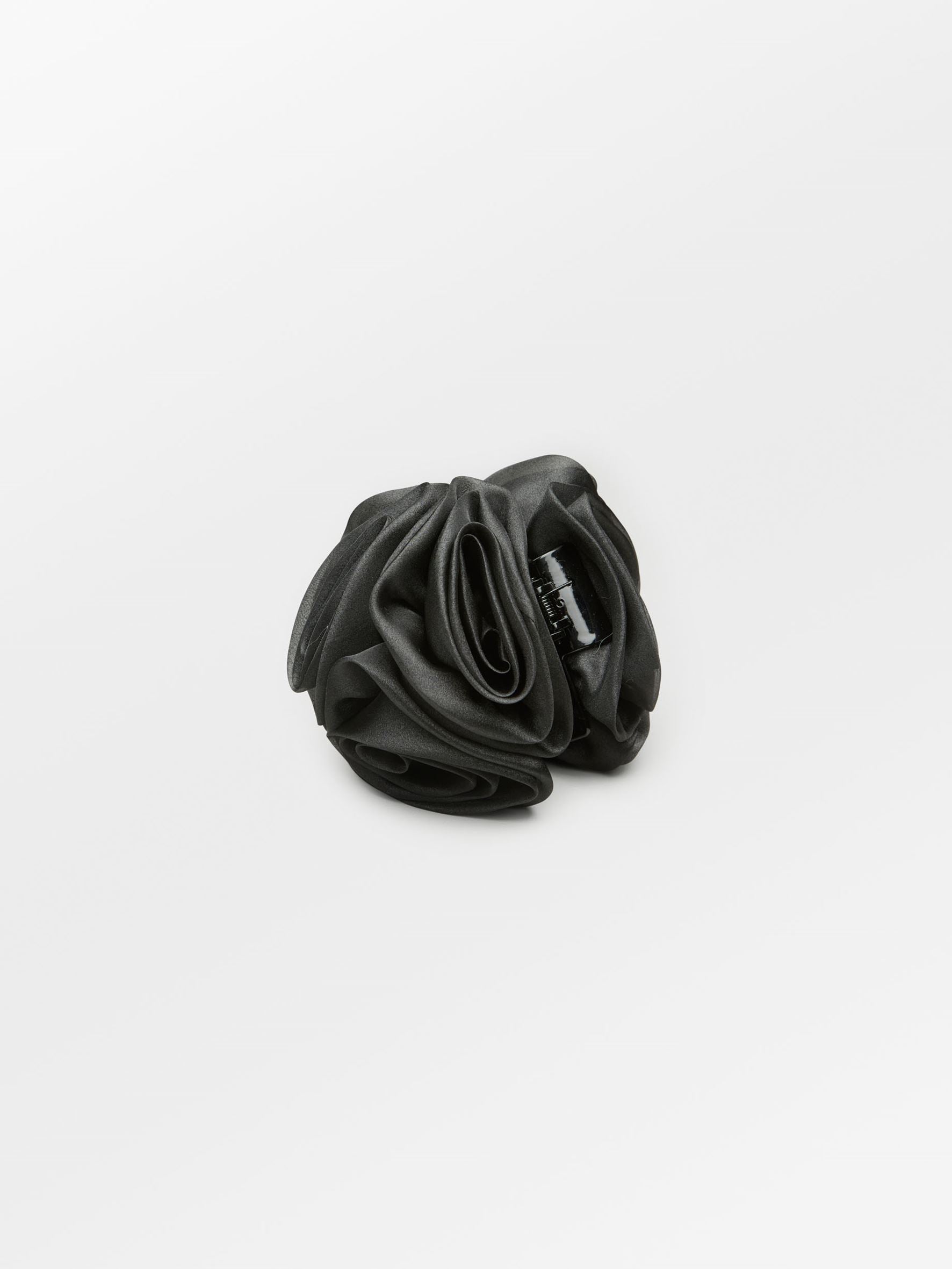 becks-ndergaard-organza-flower-haarspange-schwarz-rose-12cm image 1
