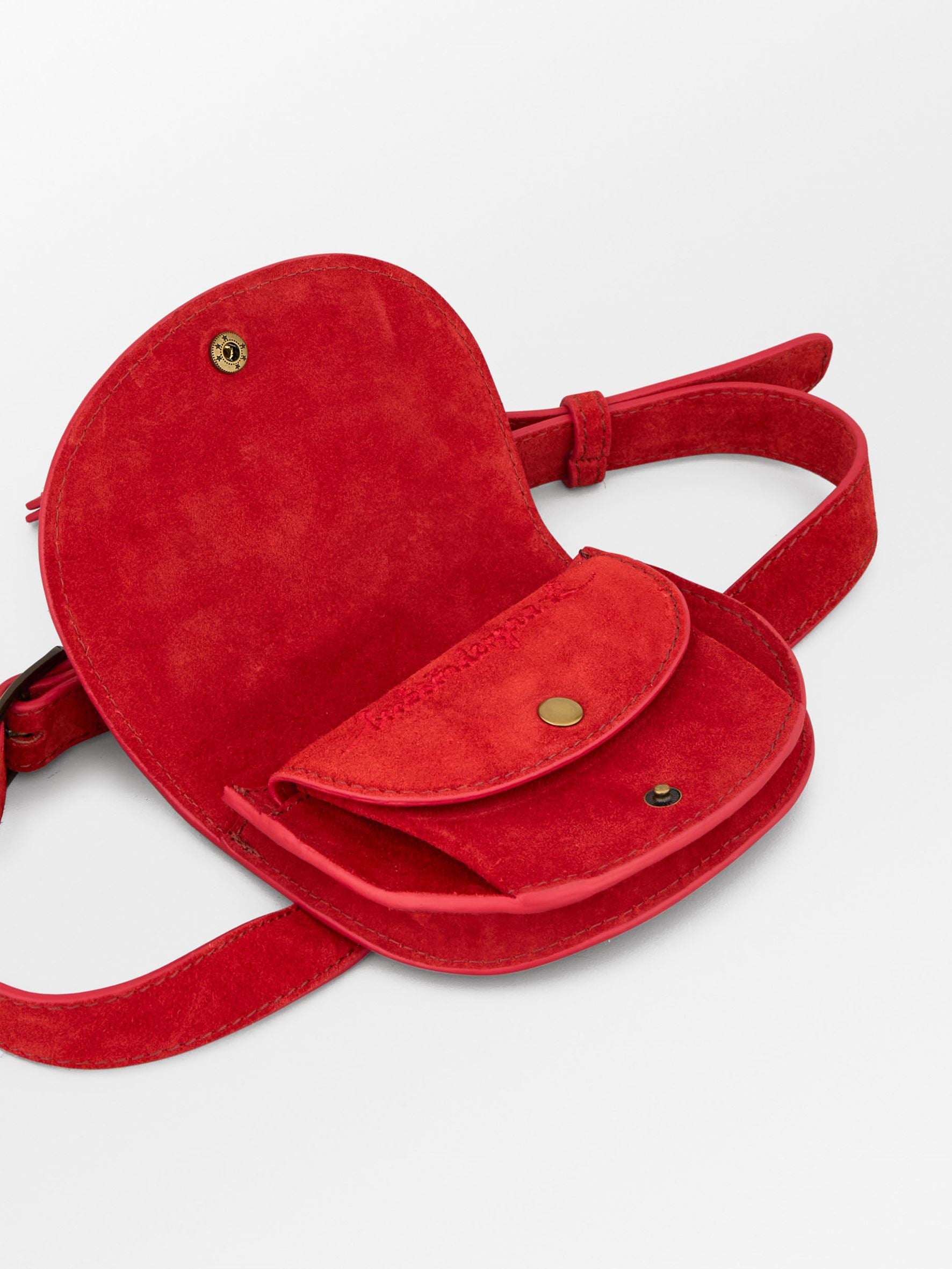 becks-ndergaard-suede-g-rteltasche-rot-wildleder-16x11 image 3
