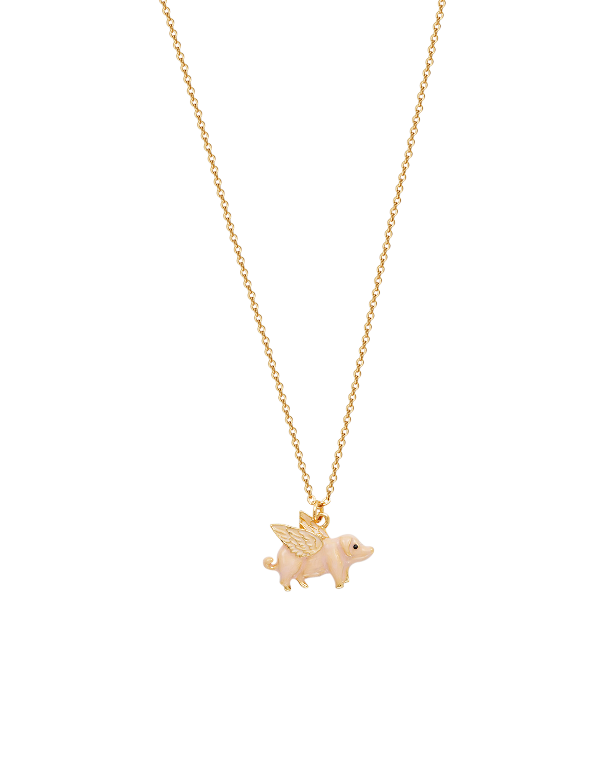 fable-england-flying-pig-halskette-ohrringe-schmuckset-gold image 5