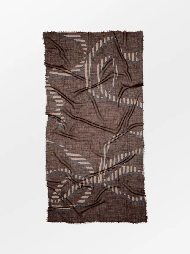 becks-ndergaard-ribbon-gava-woo-schal-hot-fudge-brown image 1