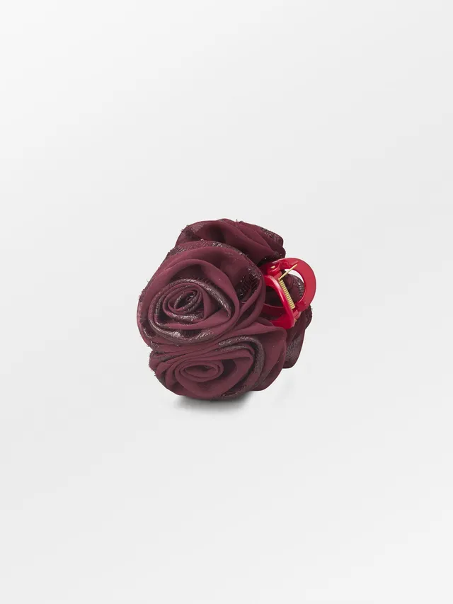 becks-ndergaard-fina-rosana-haarklammer-bordeaux-rose-9-cm image 1