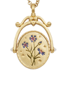 fable-england-c-initial-cornflower-halskette-gold-buchstabe-c image 3