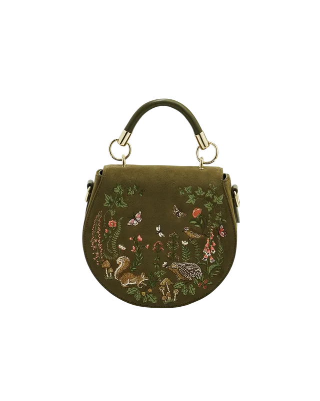 fable-england-charlotte-saddle-bag-umh-ngetasche-khaki-bestickt image 1
