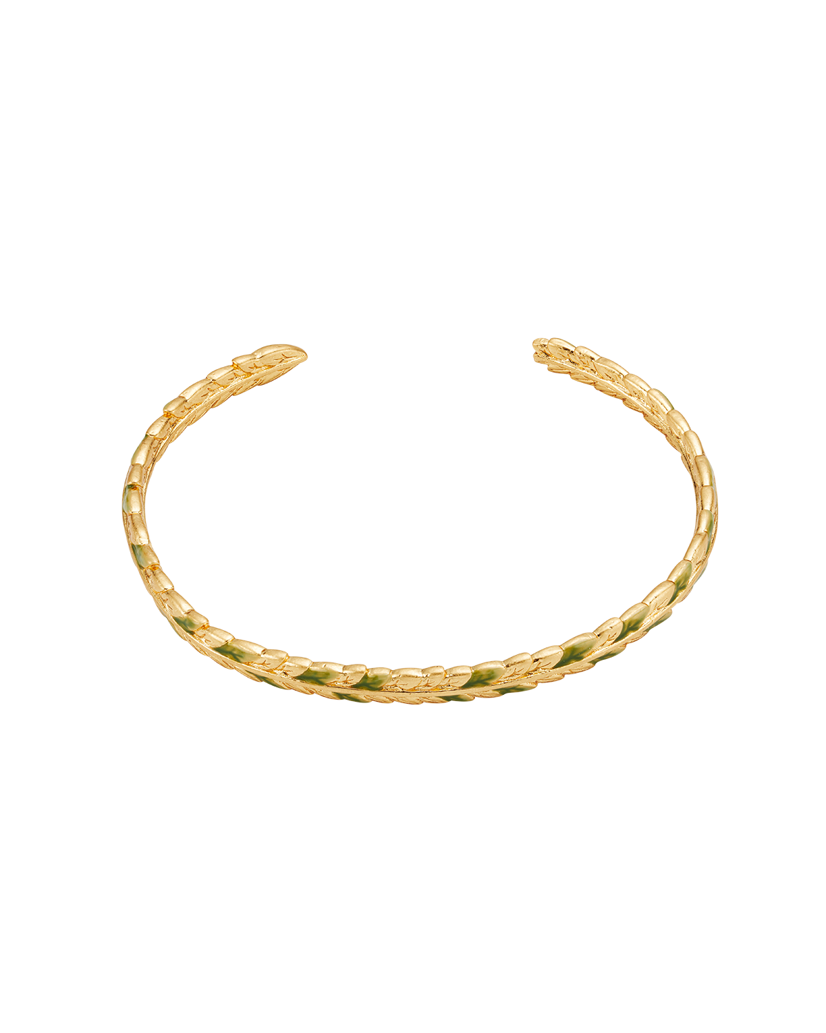 fable-england-wheat-bangle-armreif-gold-mit-weizenmotiv image 3