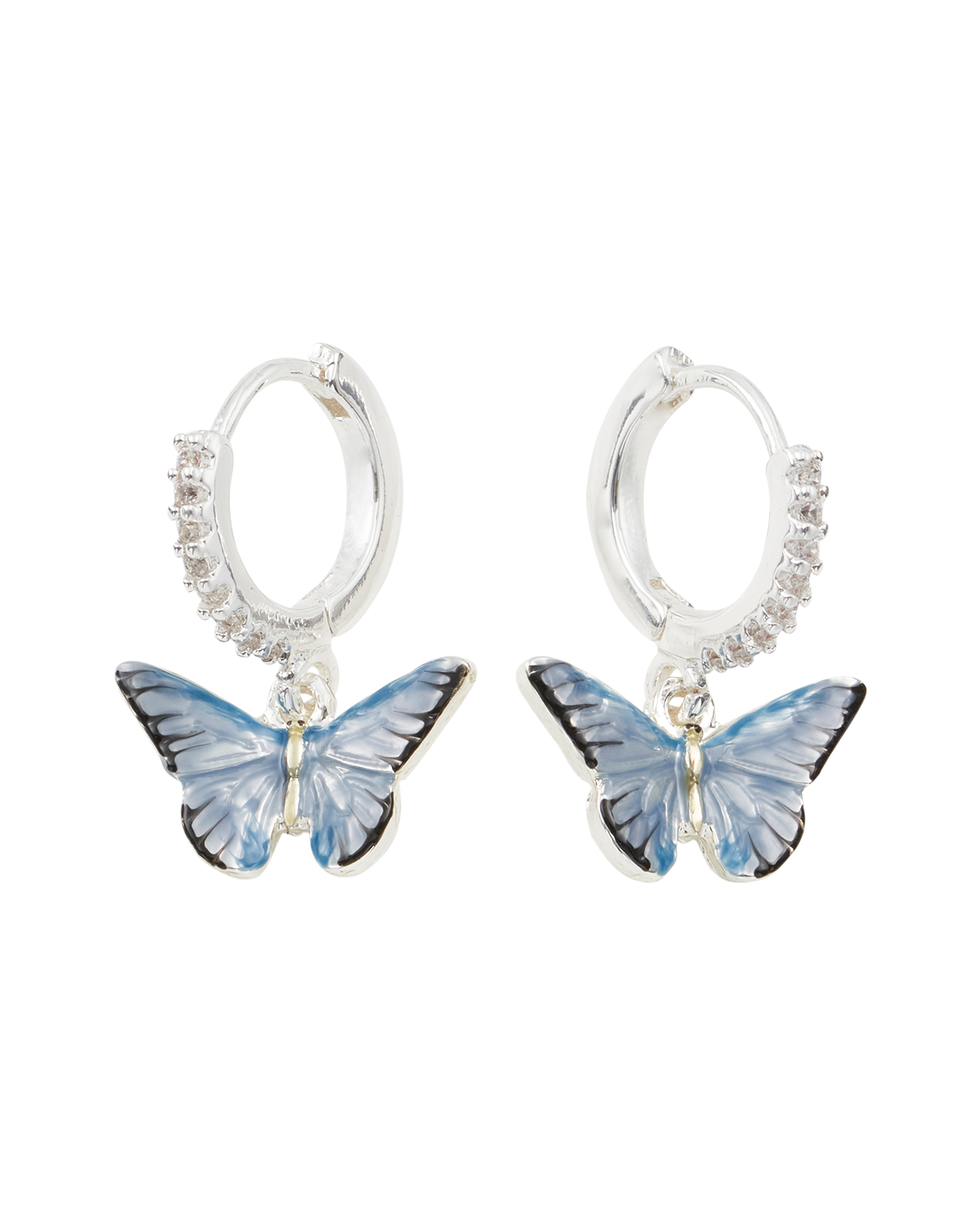 fable-england-jewellery-blue-butterfly-silber-ohrringe-schmetterling image 1