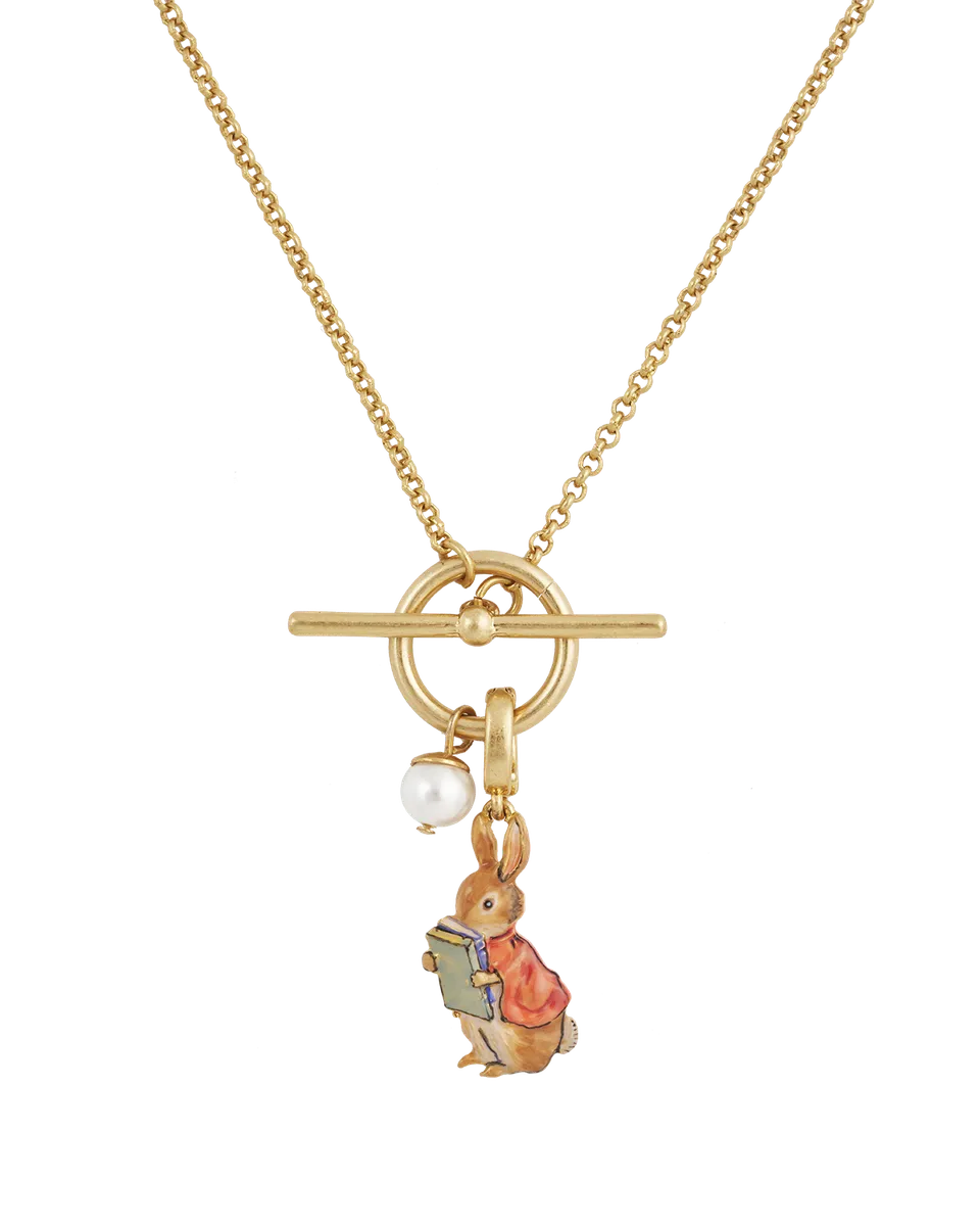 fable-england-peter-rabbit-cotton-tail-halskette-gold image 1
