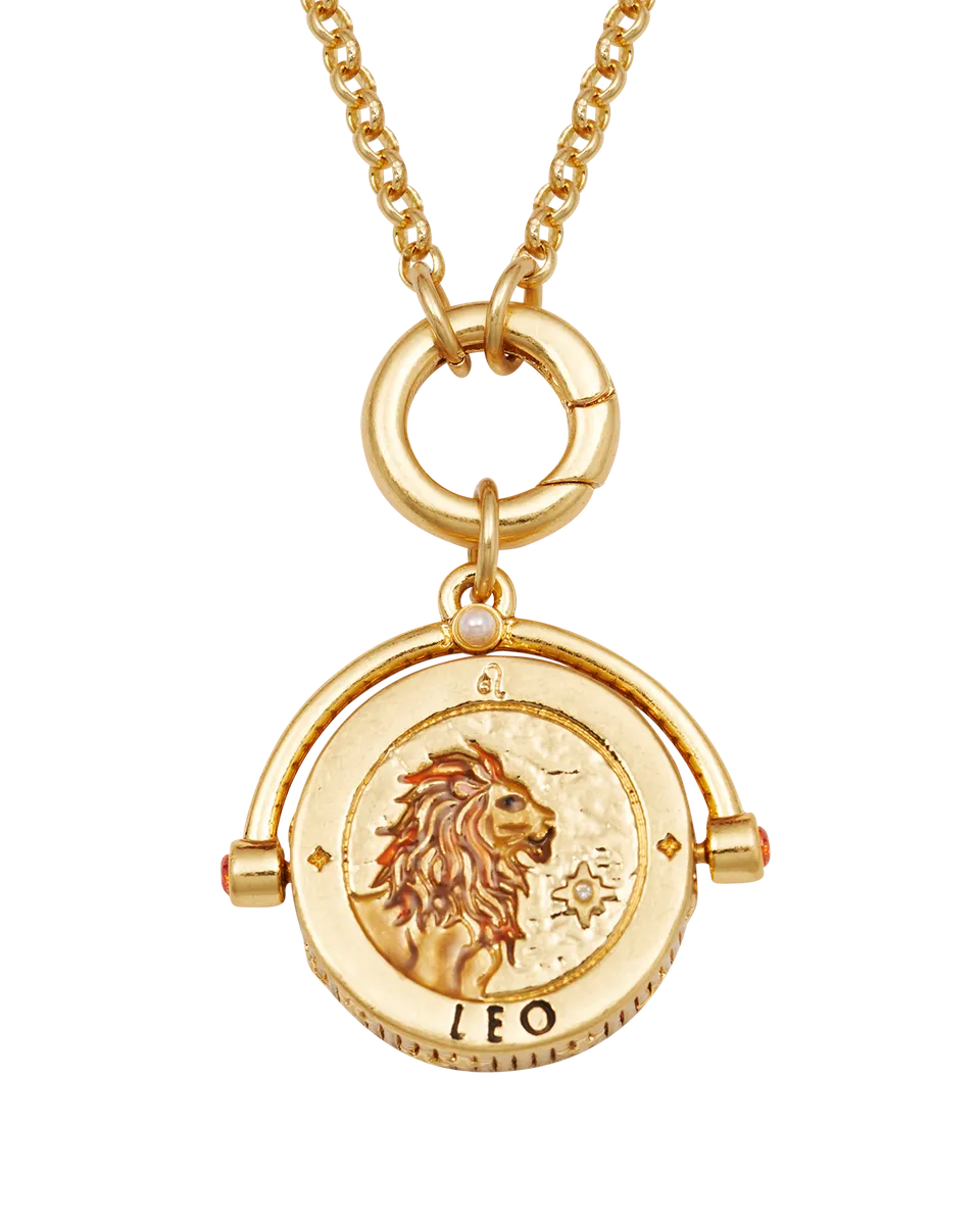 fable-england-jewellery-leo-spinner-halskette-gold-karneol image 1