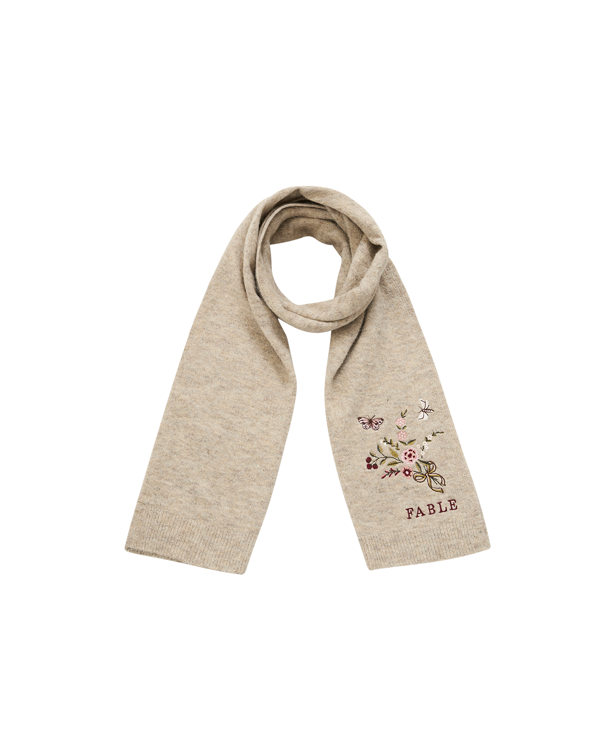 fable-england-eve-floral-strickschal-oat-marl-bestickt image 3