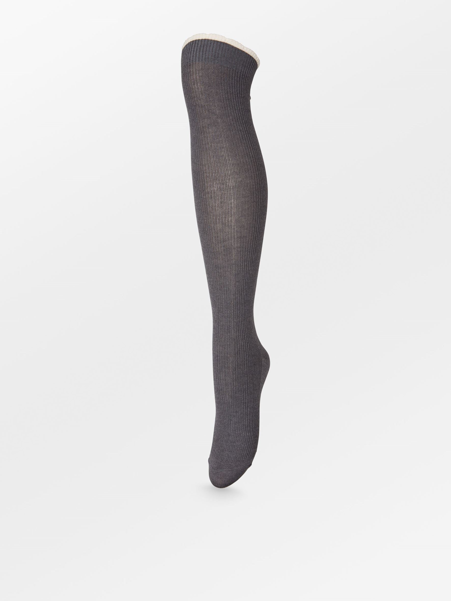 becks-ndergaard-talula-knee-sock-kniestr-mpfe-turbulence-gray image 1
