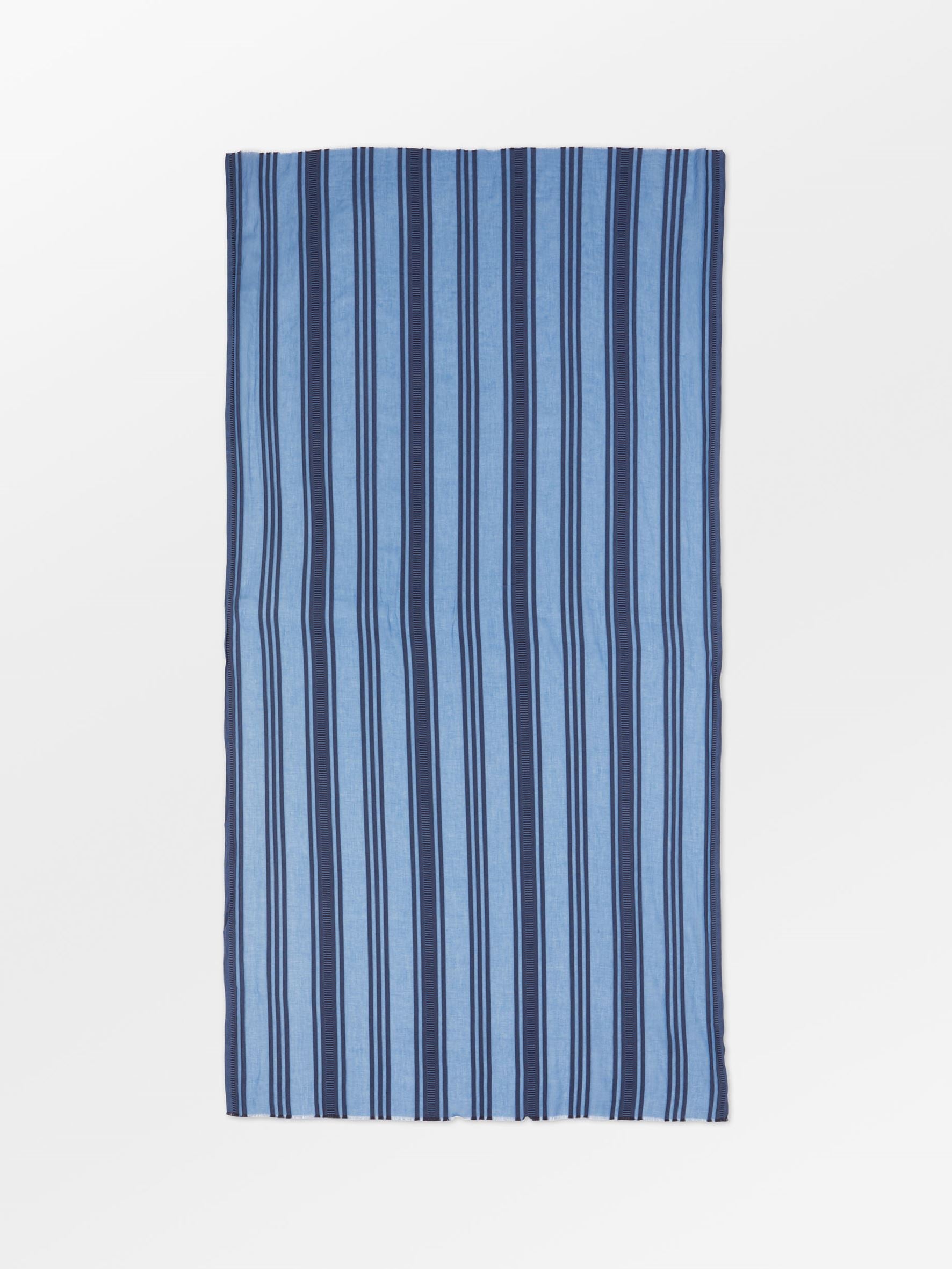 becks-ndergaard-kamea-cowea-schal-baumwolle-blau-100x200 image 2