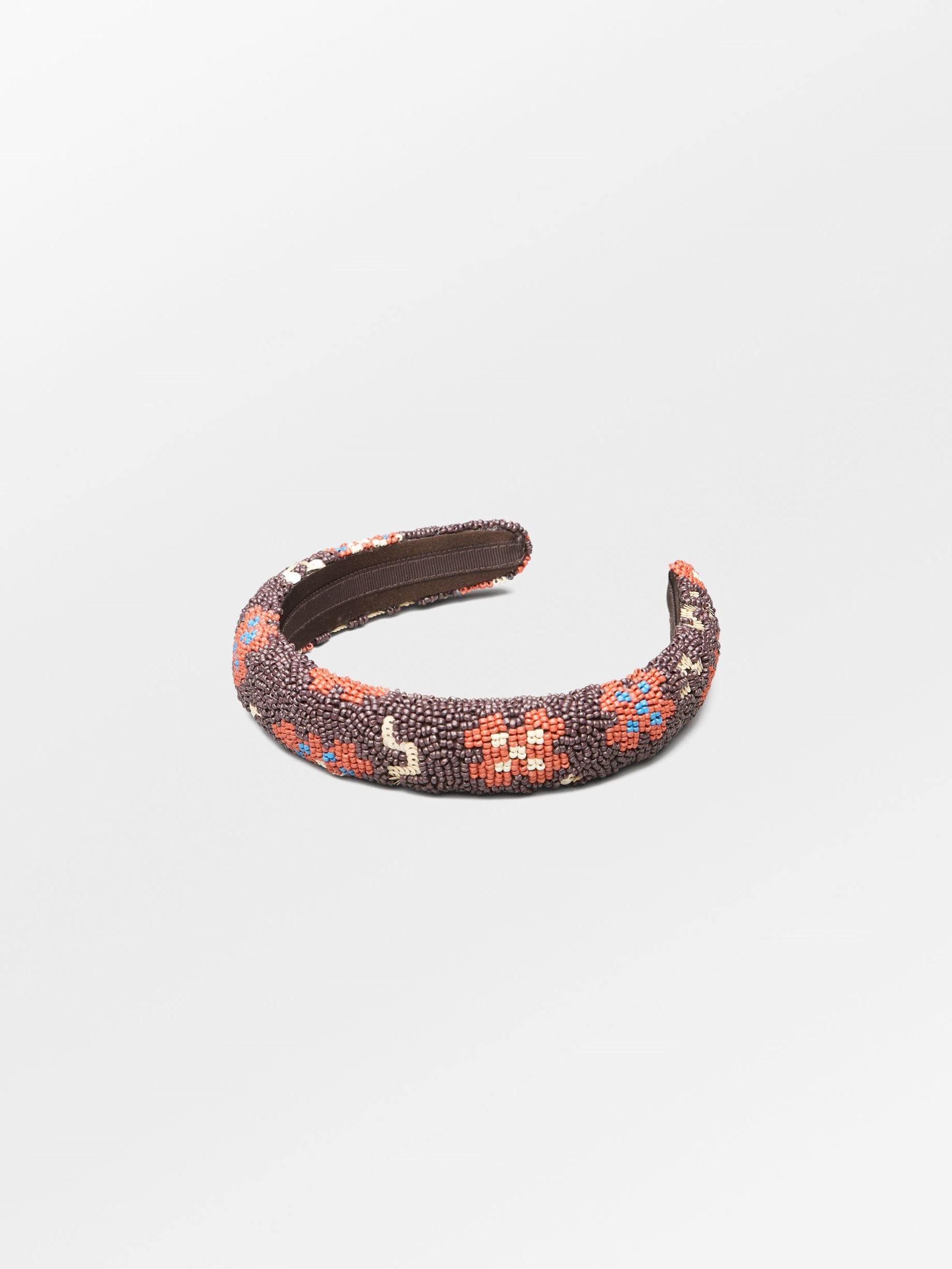becks-ndergaard-flotile-midi-beaded-haarspange-hot-fudge-brown image 1