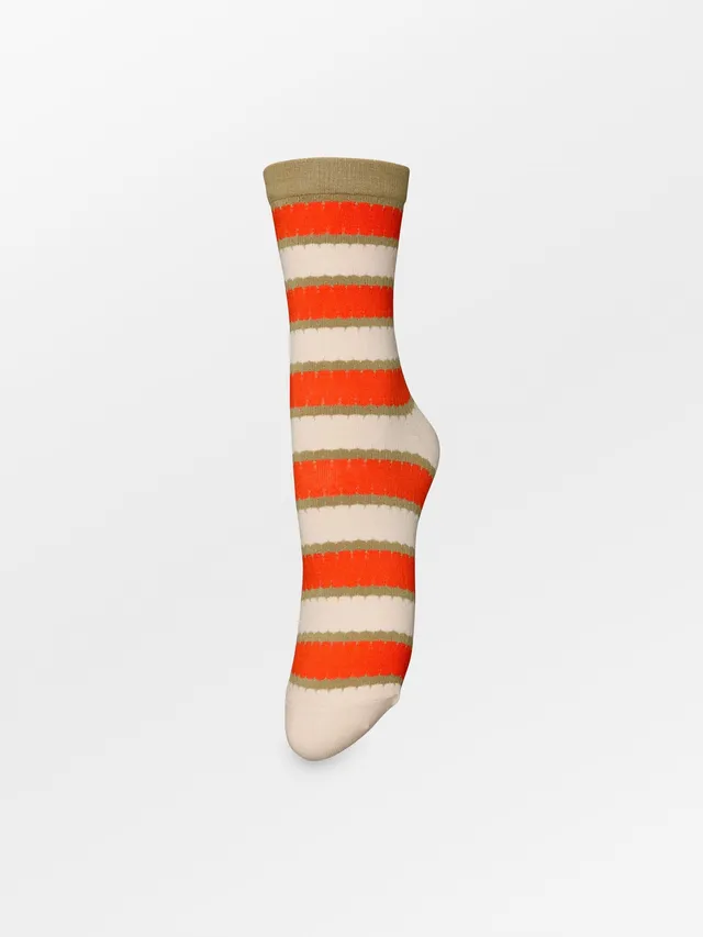 becks-ndergaard-scallopia-cotta-socken-baumwolle-grenadine-red image 1