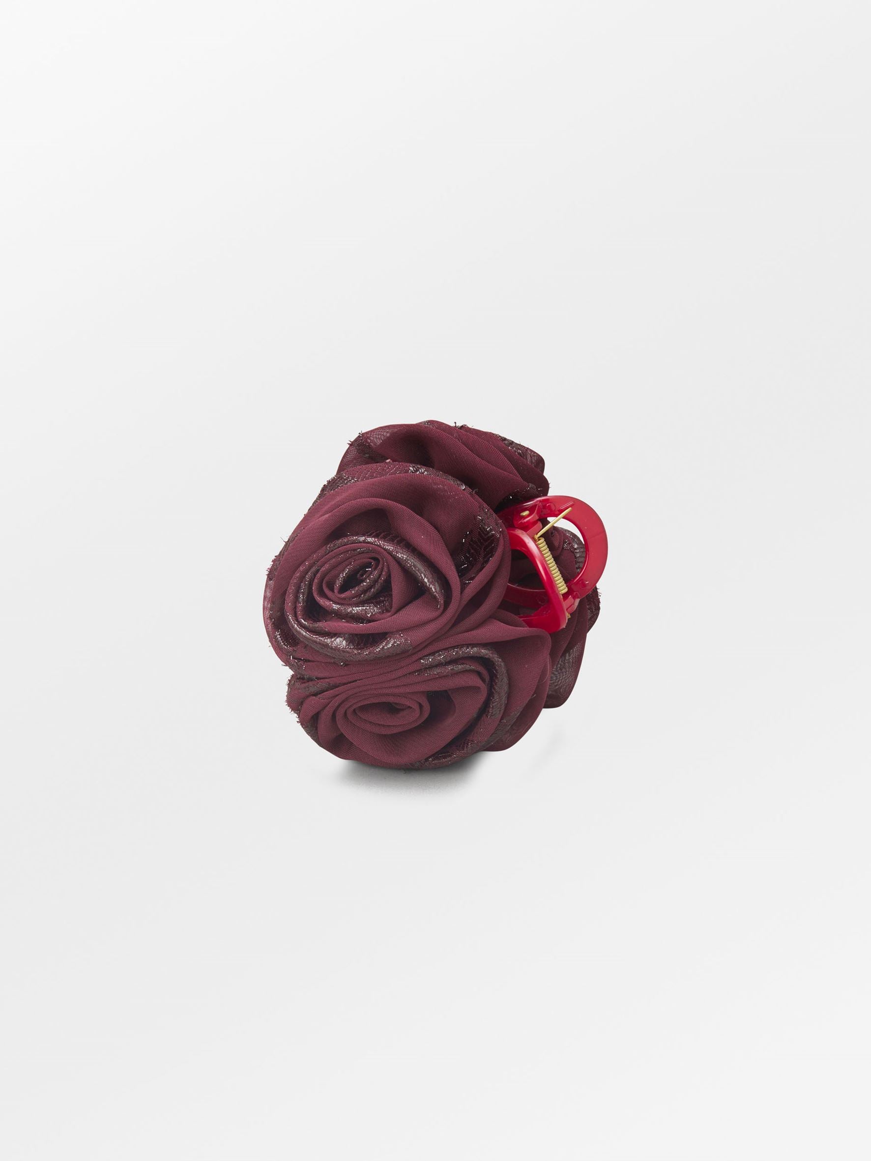 becks-ndergaard-fina-rosana-haarklammer-bordeaux-rose-9-cm image 1