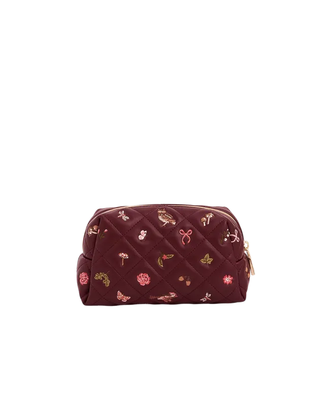 fable-england-quilted-medium-pouch-bordeaux-schmetterling image 1
