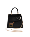 fable-england-deer-moon-tote-handtasche-samt-schwarz image 3