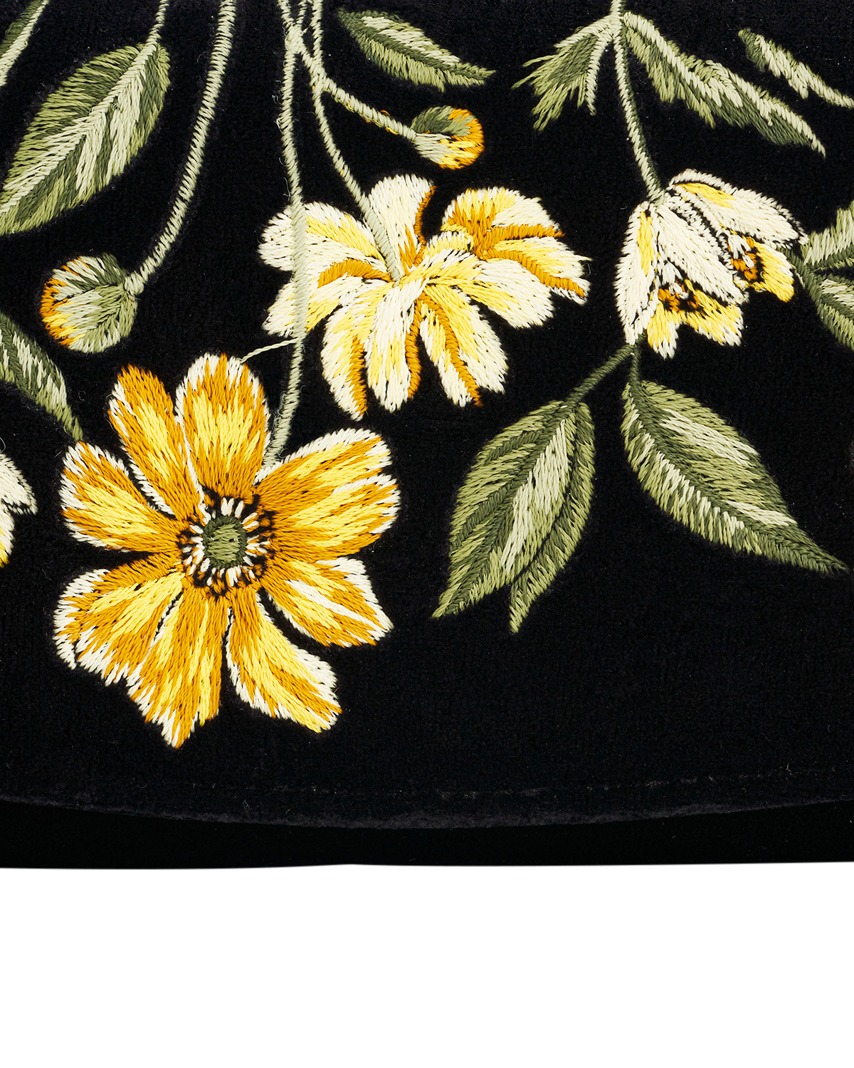 fable-england-botanical-samt-clutch-schwarz-gelb-large image 3
