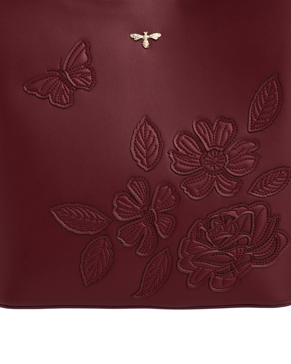 fable-england-floral-butterfly-bucket-bag-bordeaux-applikation image 6