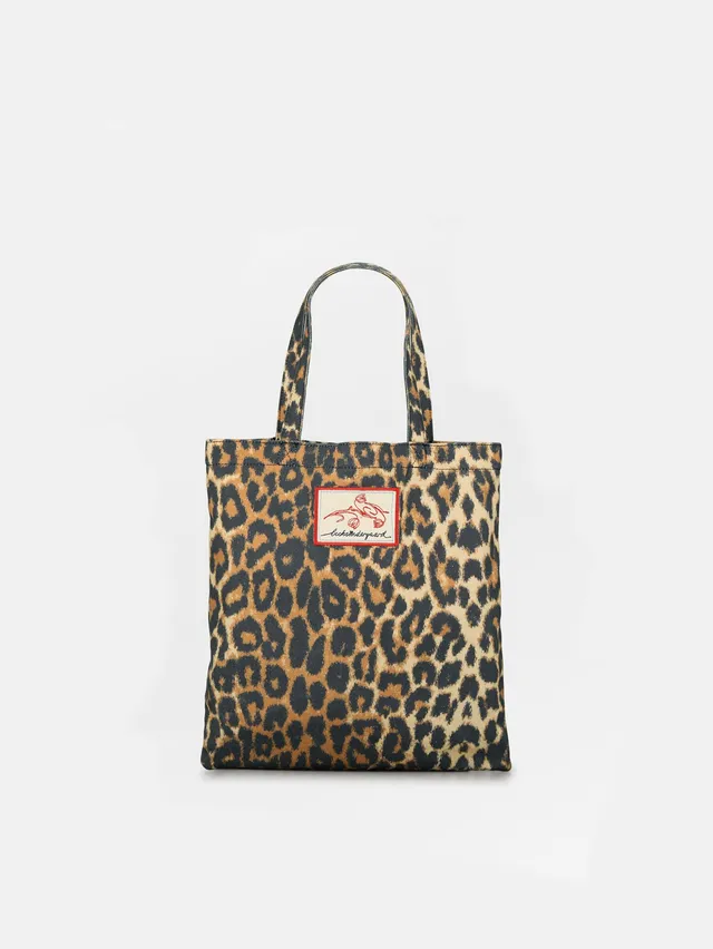 becks-ndergaard-leopa-tote-small-tasche-schwarz-leo-baumwolle image 1