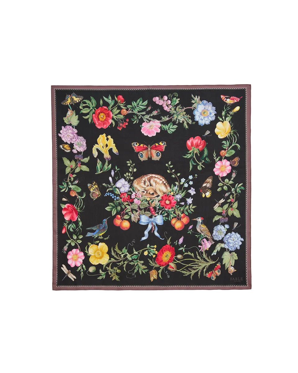 fable-england-alice-s-garden-quadratisches-tuch-seidig image 1
