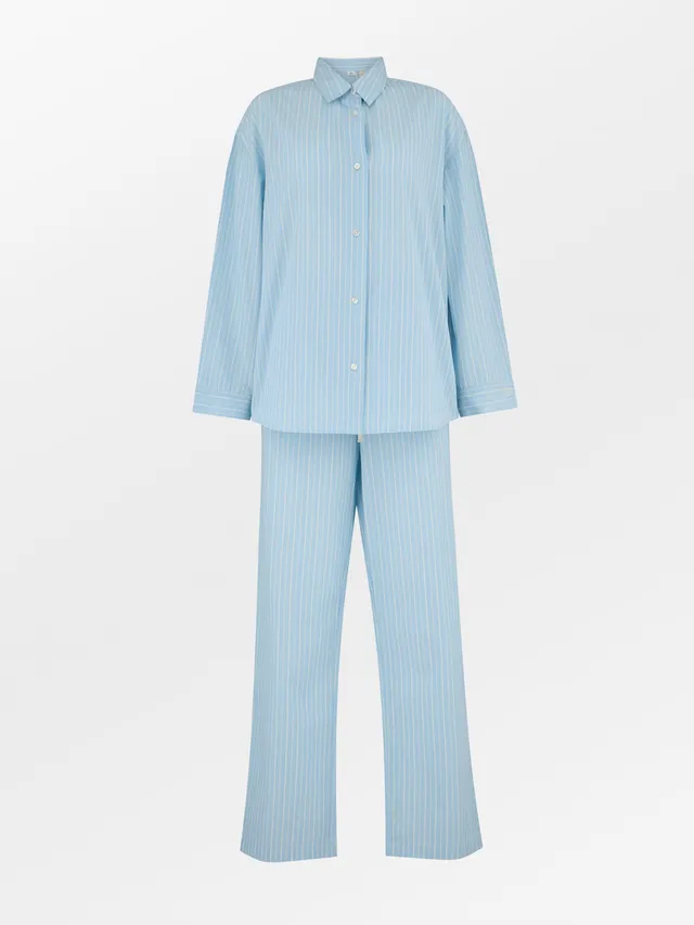becks-ndergaard-suri-pyjama-set-schlafanzug-bio-baumwolle-gestreift image 1