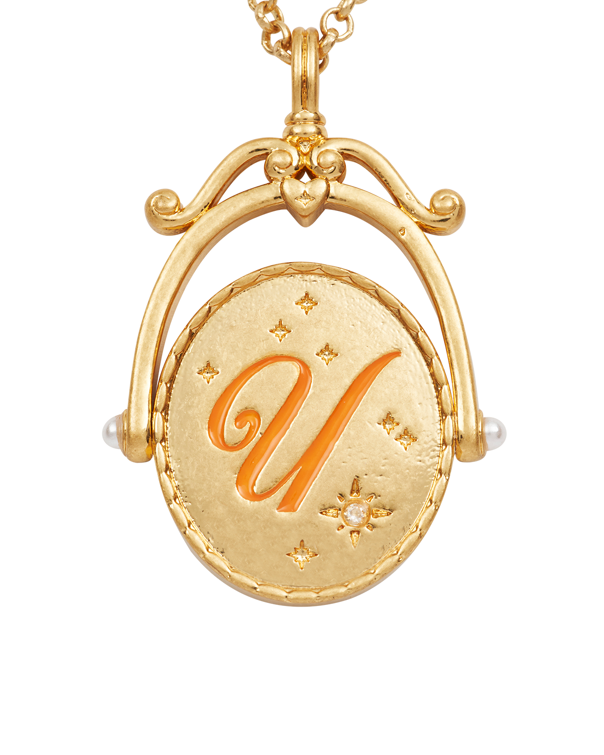 fable-england-jewellery-u-initial-ursinia-halskette-gold image 1