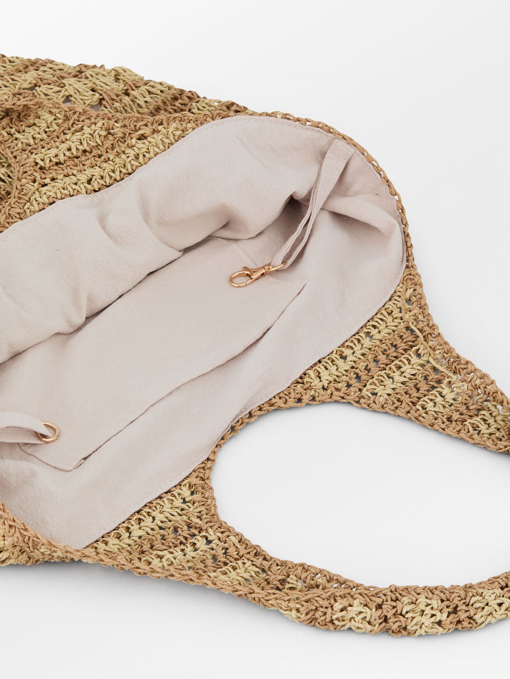 becks-ndergaard-wafted-carolina-strohtasche-beige-nature image 2