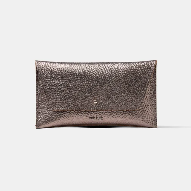 ann-kurz-mini-envelope-geldb-rse-metallic-grau-leder image 1