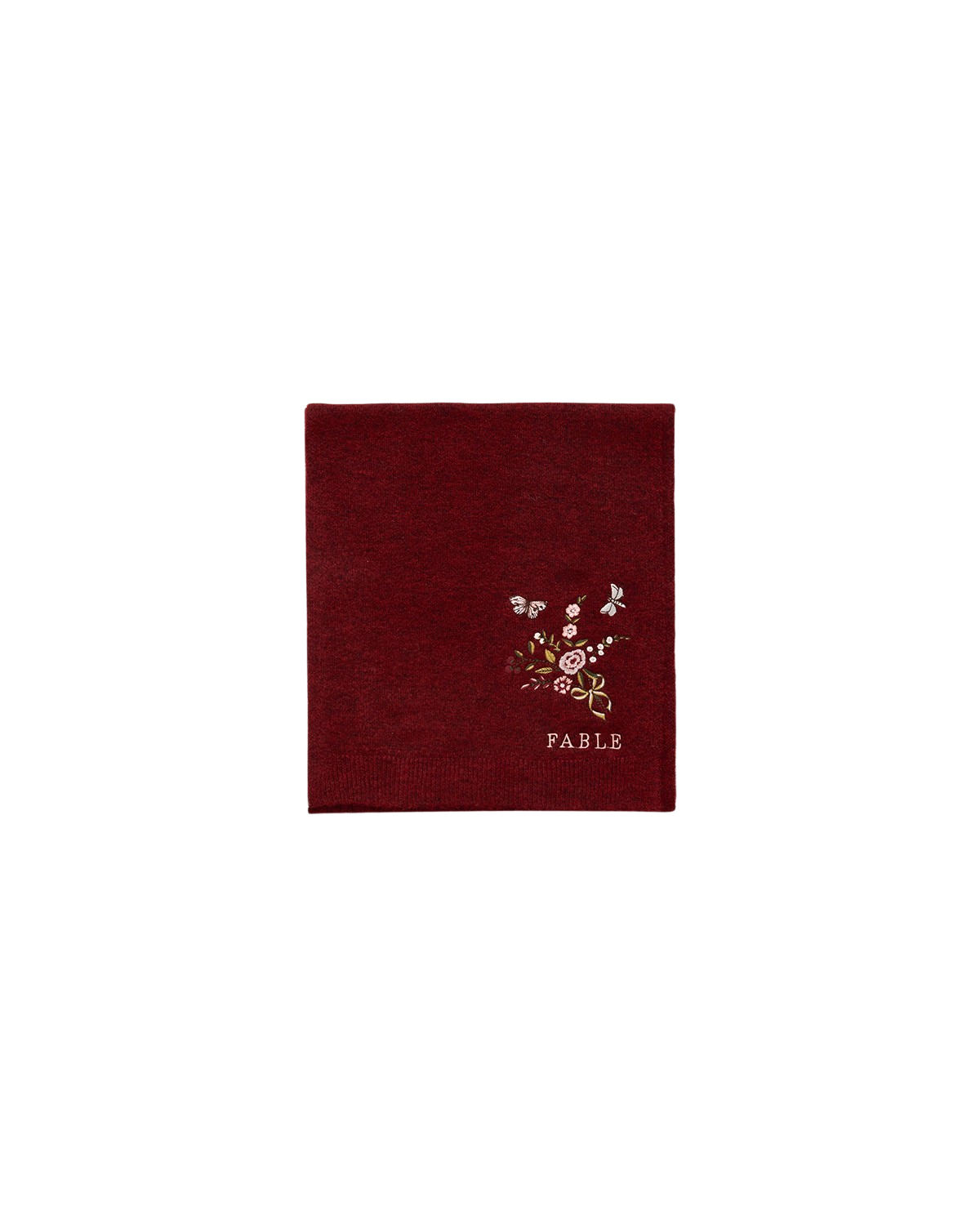 fable-england-eve-floral-strickschal-rot-meliert image 3