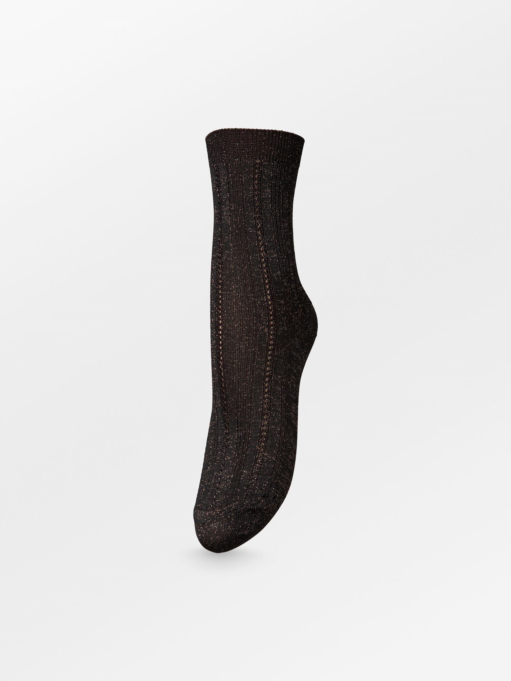 becks-ndergaard-glitter-drake-socke-glitzer-braun-37-39 image 1