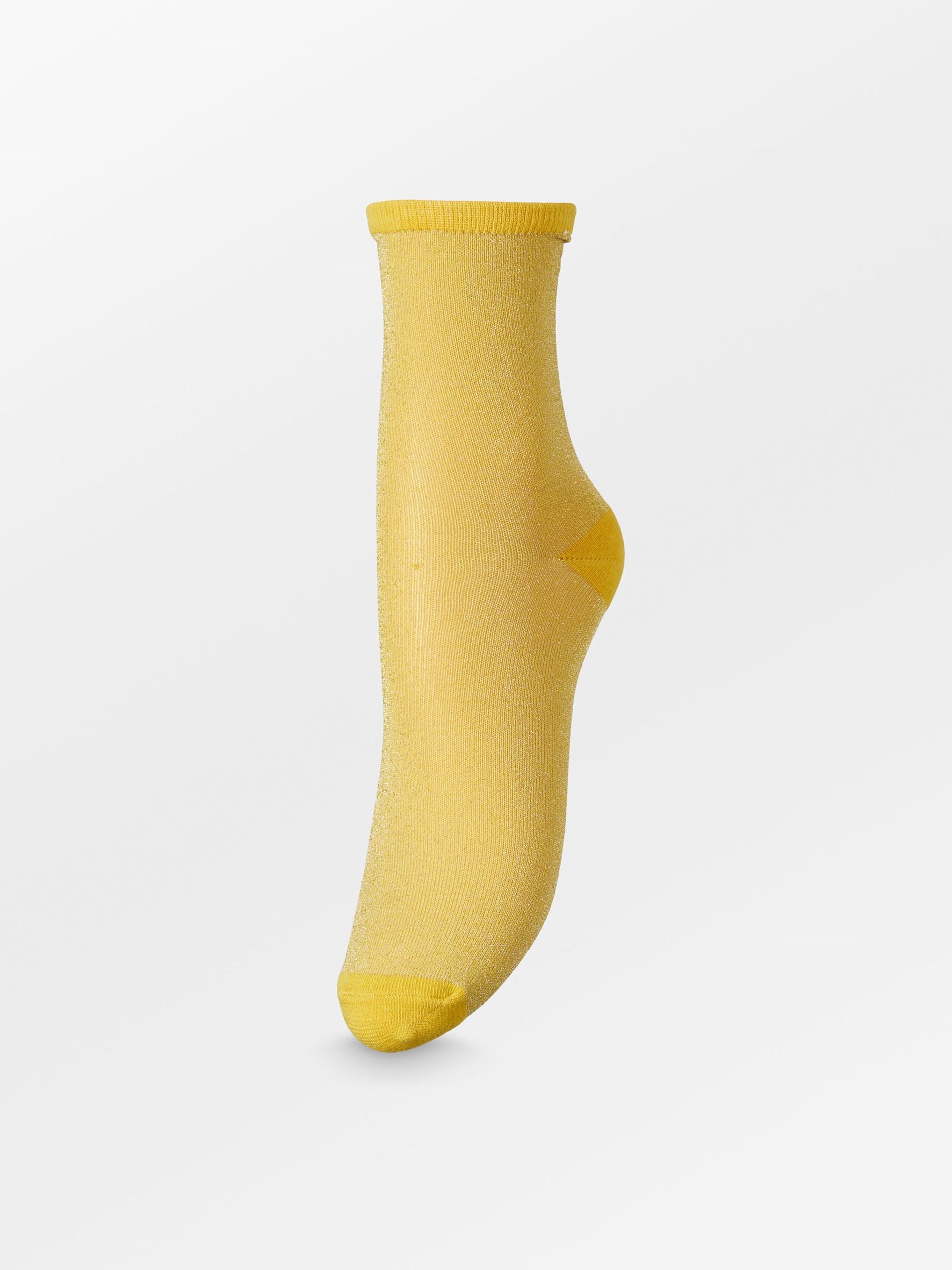 becks-ndergaard-dina-solid-glitzersocken-gelb-37-39 image 1