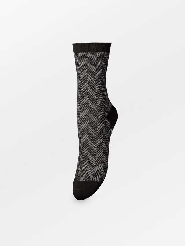 becks-ndergaard-felta-glitter-socke-schwarz-glitzer image 1
