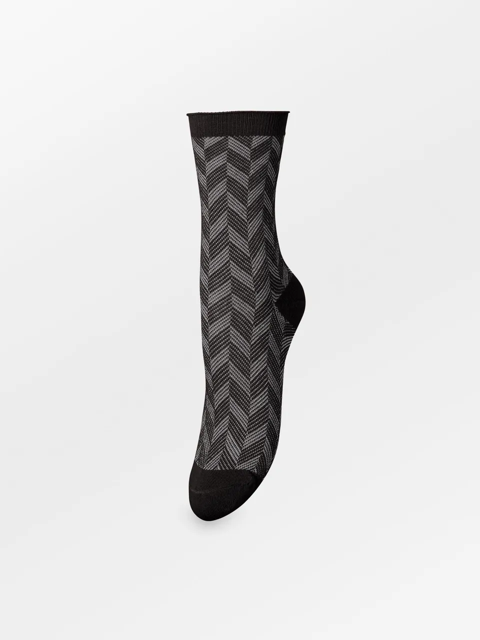 becks-ndergaard-felta-glitter-socke-schwarz-glitzer image 1