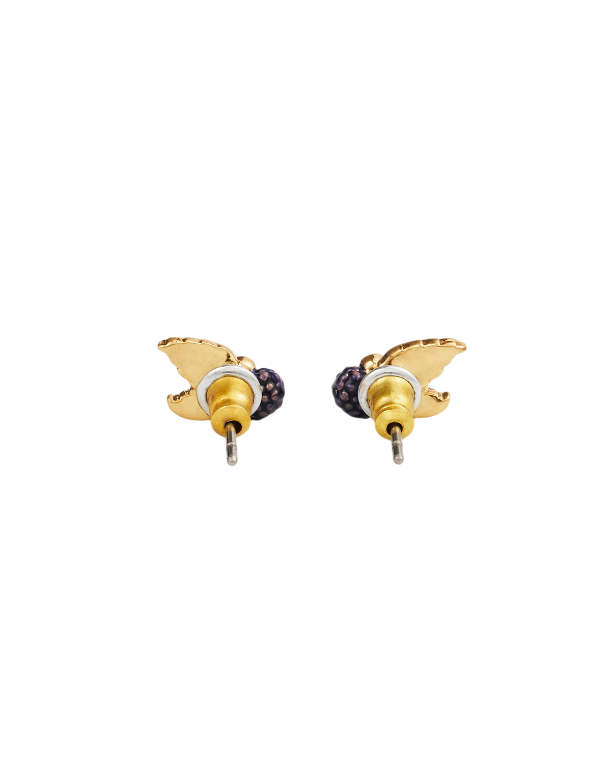 fable-england-orla-blackberry-ohrstecker-ohrringe-gold-granat image 4
