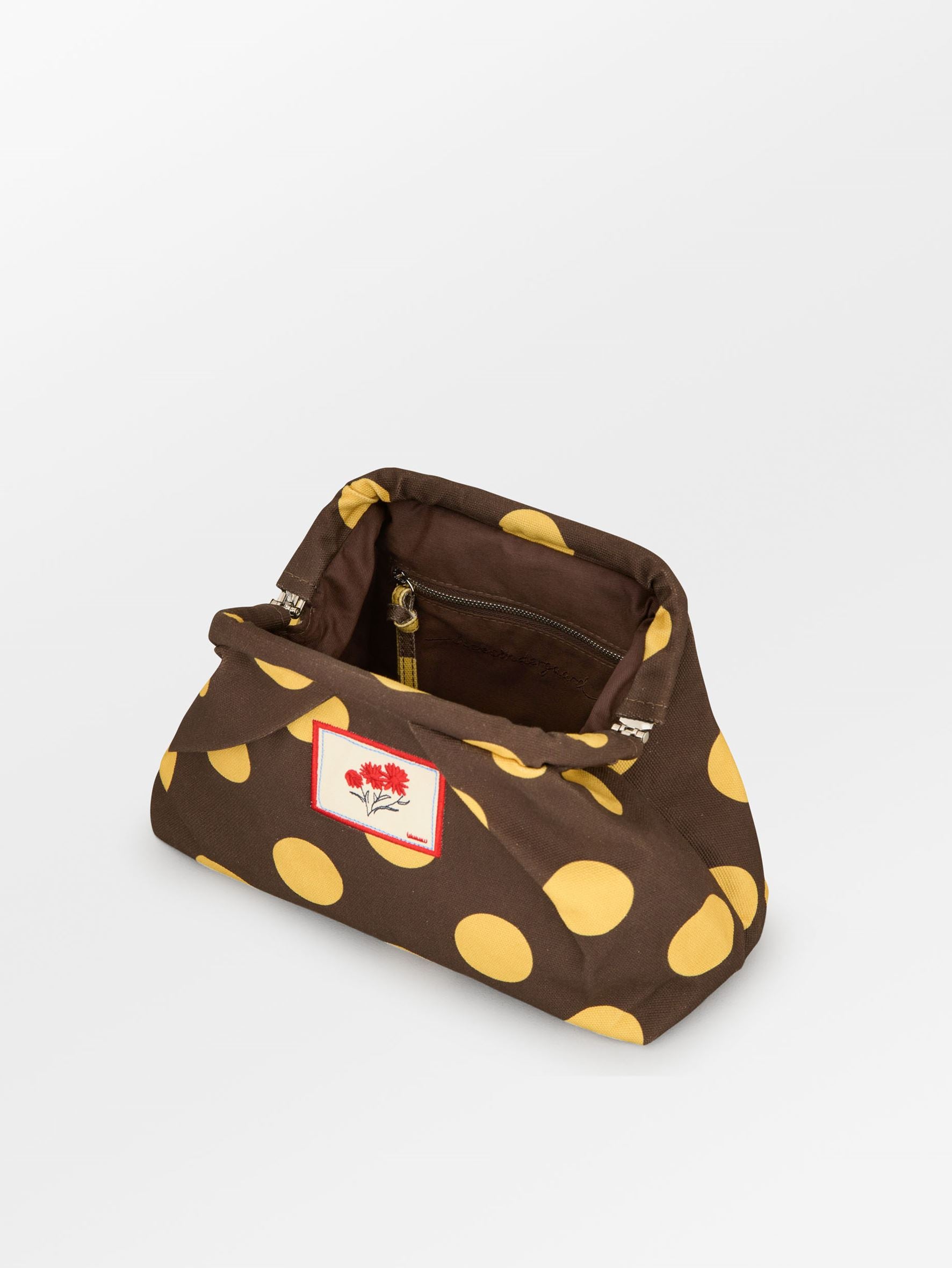 becks-ndergaard-bonita-bag-clutch-braun-punkte-26x18 image 2