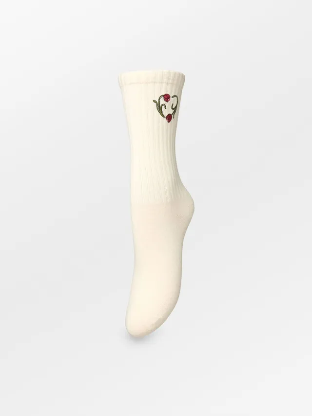 becks-ndergaard-tulipa-cotta-socken-birch-white-blumen image 1