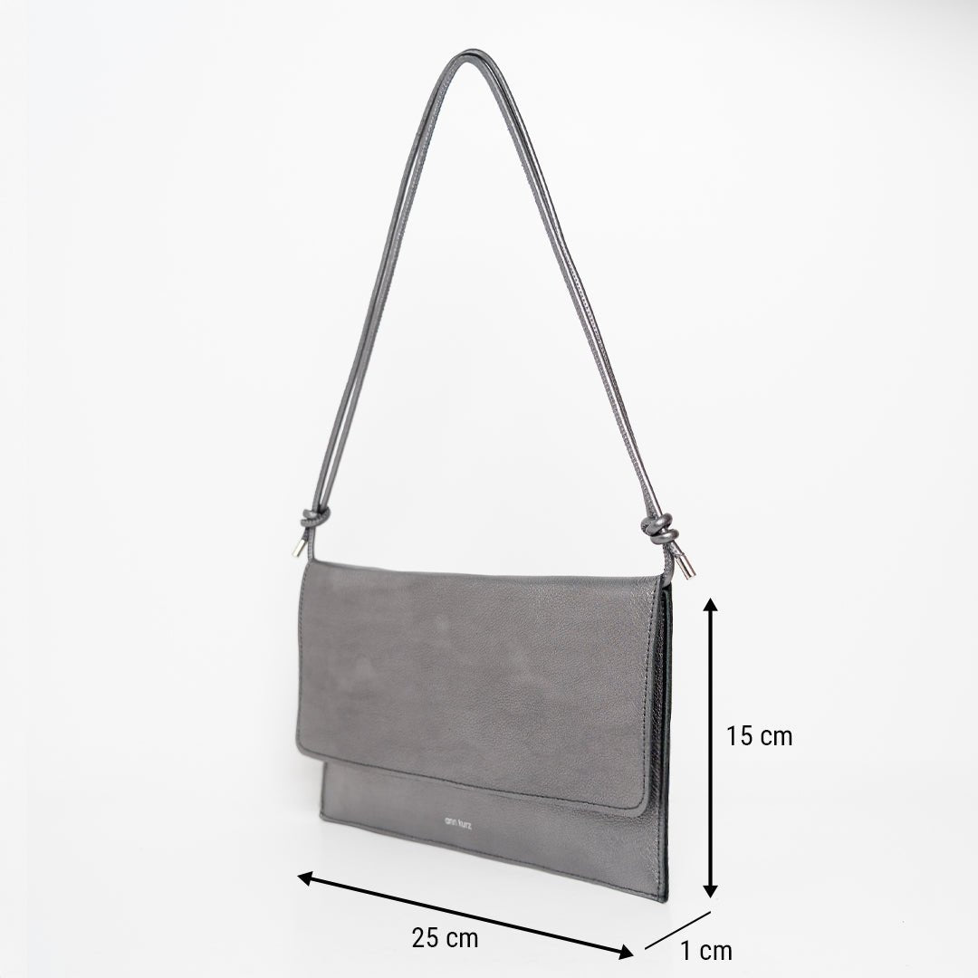 ann-kurz-thin-clutch-clutch-metallic-dark-silver image 4