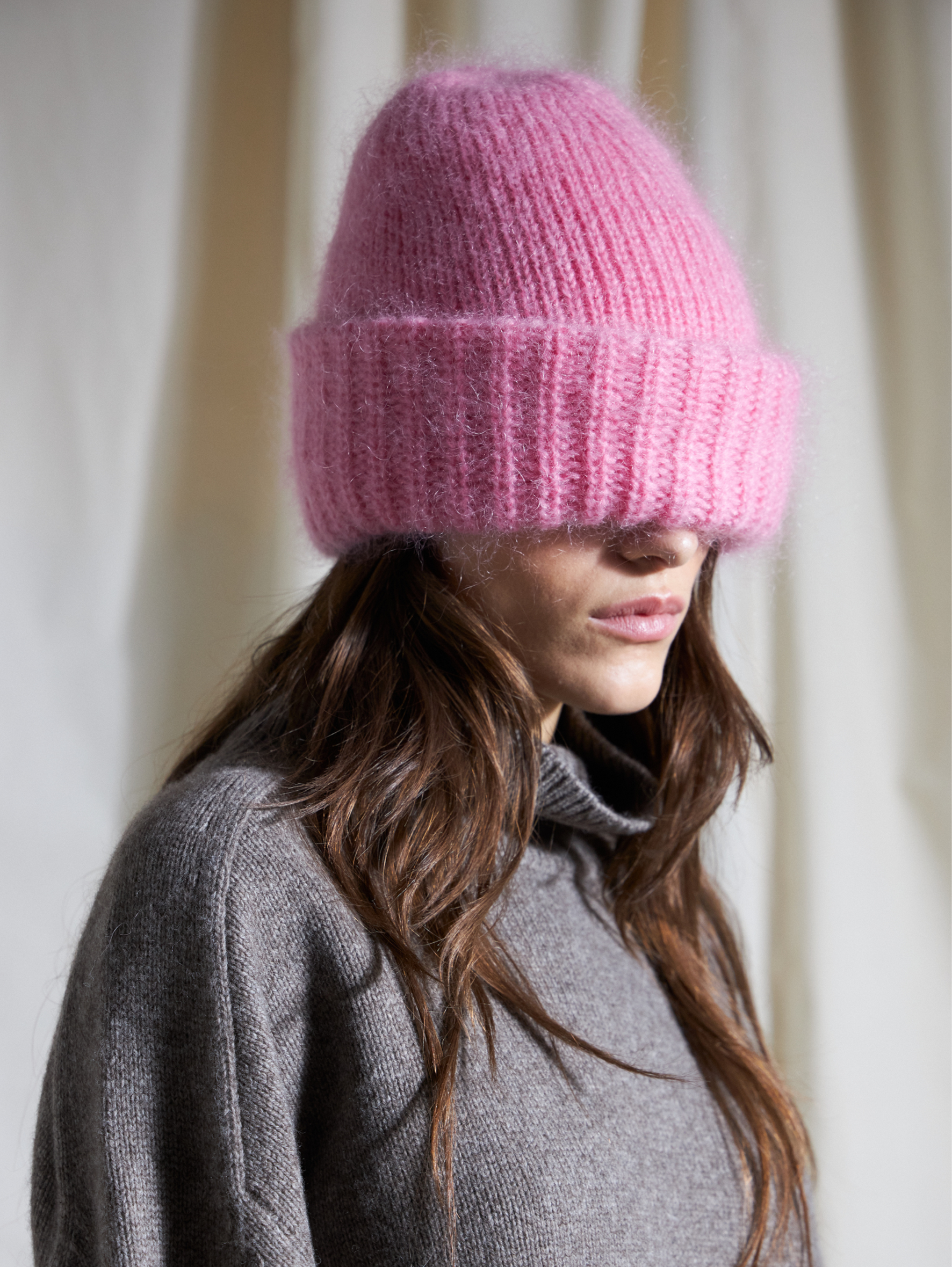 becks-ndergaard-oma-beanie-m-tze-mohair-flieder-one-size image 2