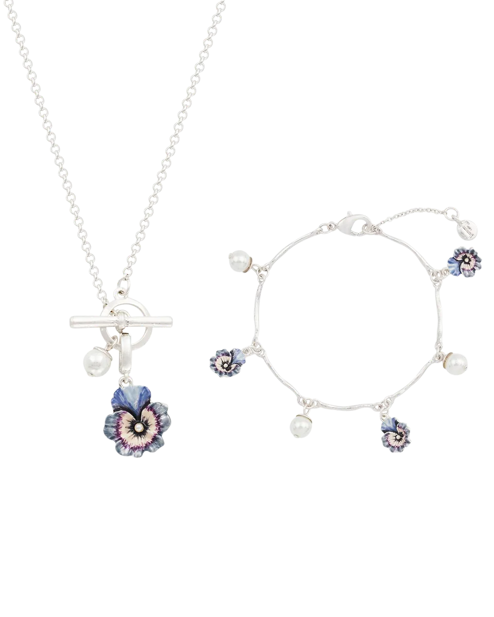 fable-england-jewellery-pansy-perlen-schmuckset-silber-toggle image 1