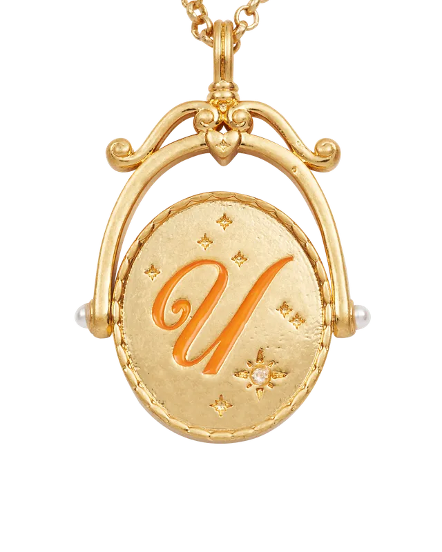 fable-england-jewellery-u-initial-ursinia-halskette-gold image 1