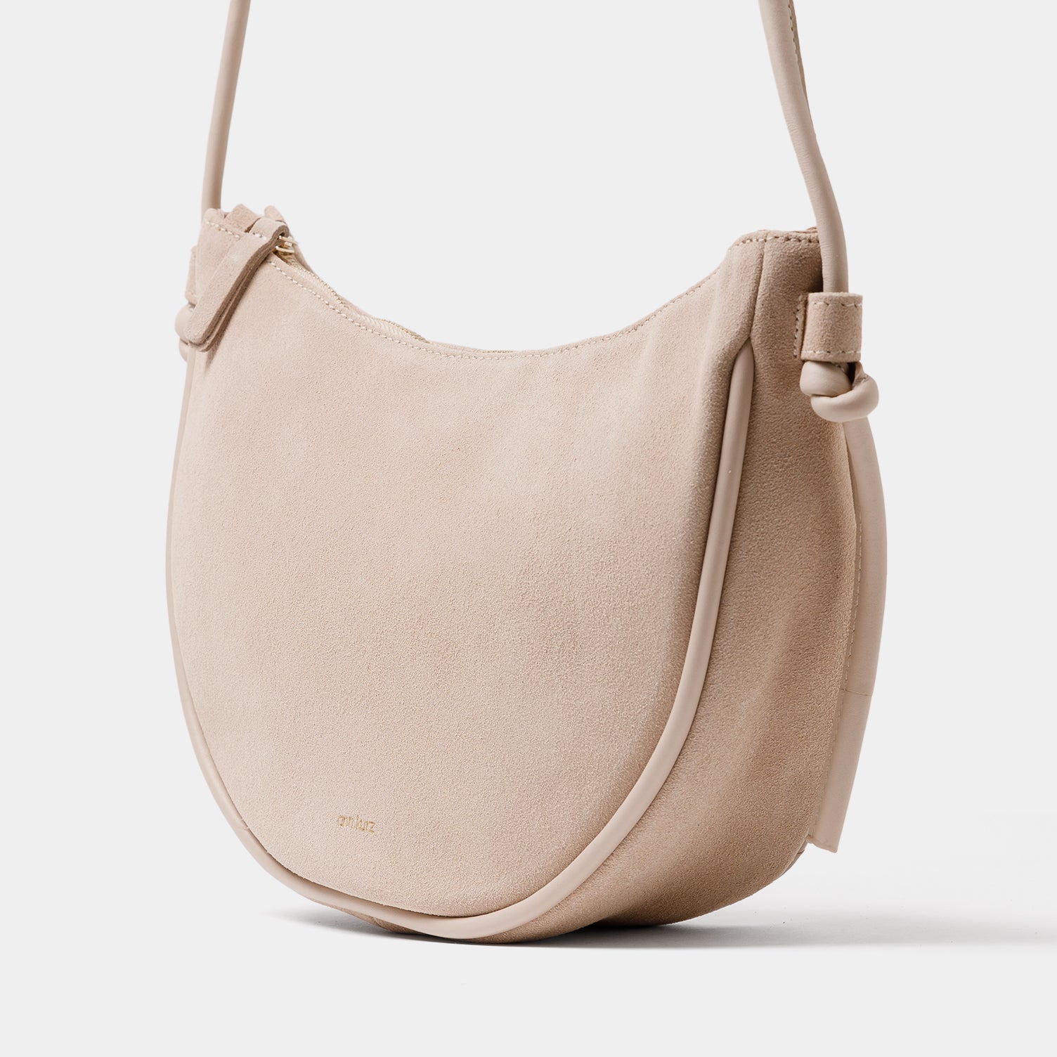ann-kurz-half-moon-wildleder-umh-ngetasche-caramelo-beige image 4