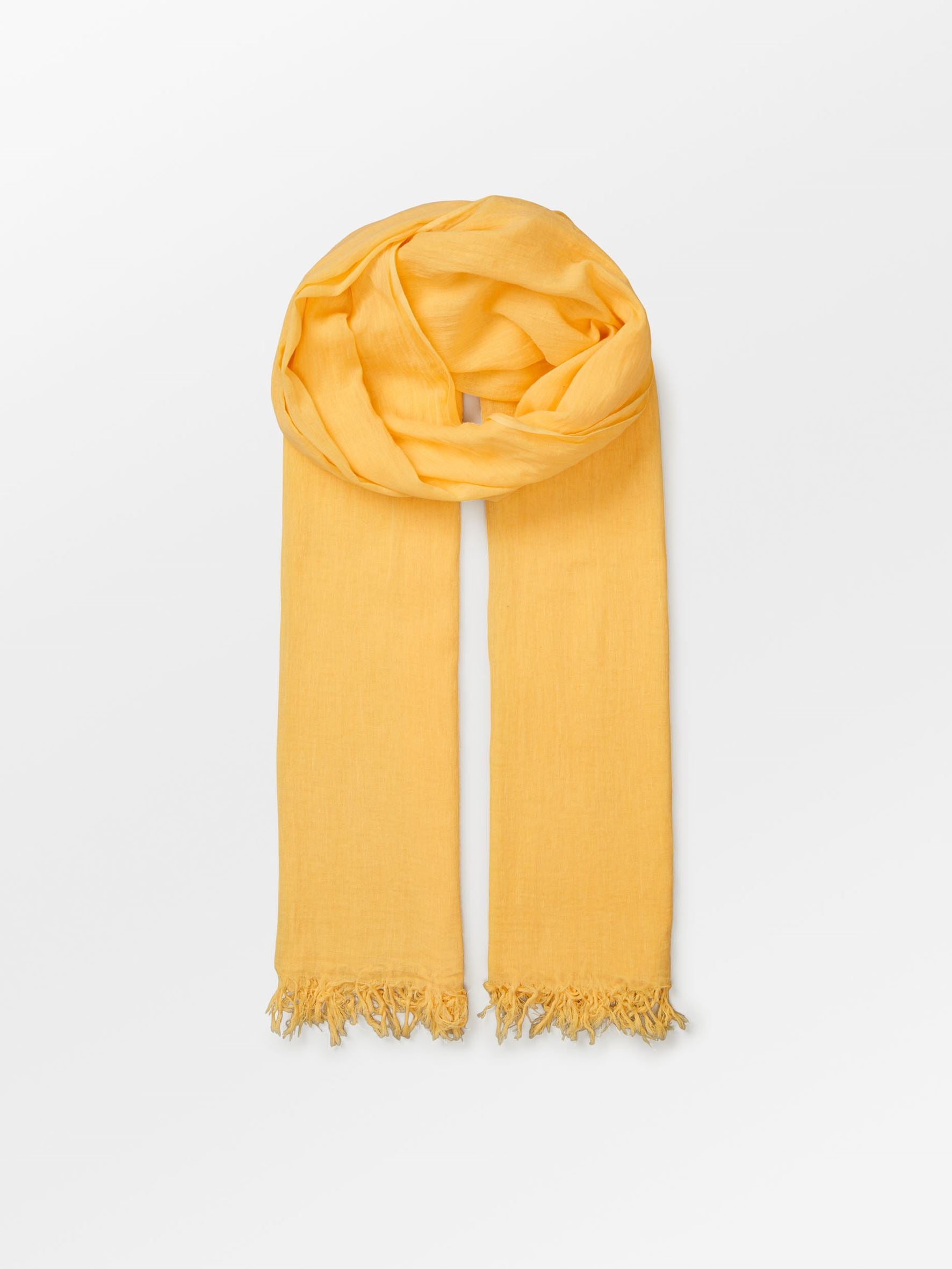 becks-ndergaard-solid-gaze-ilkana-schal-beach-yellow-uni image 1