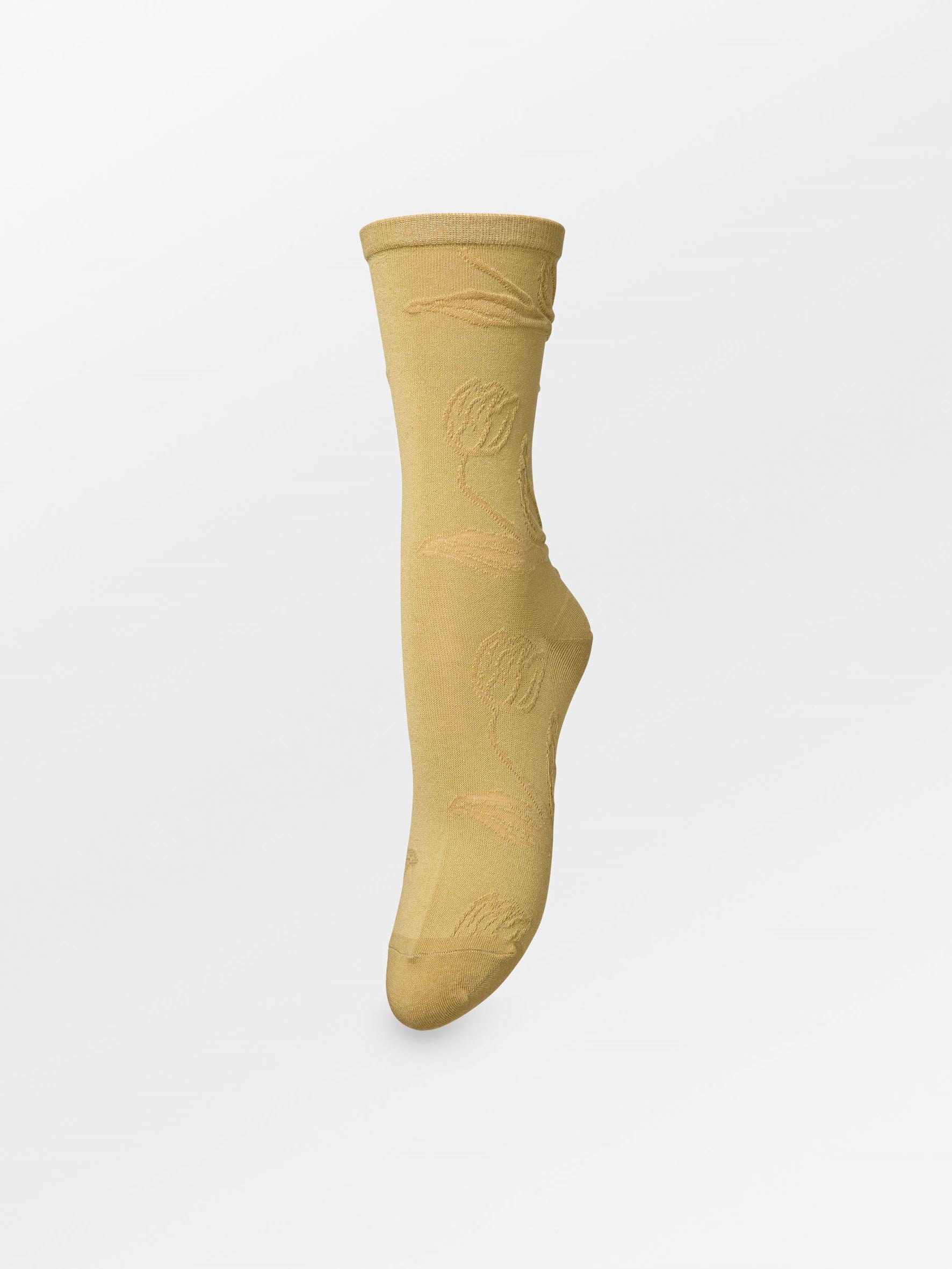 becks-ndergaard-stencia-cotta-sock-socken-khaki-green-blumen image 1
