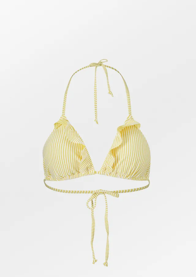 becks-ndergaard-striba-bel-frill-bikini-top-gelb image 1