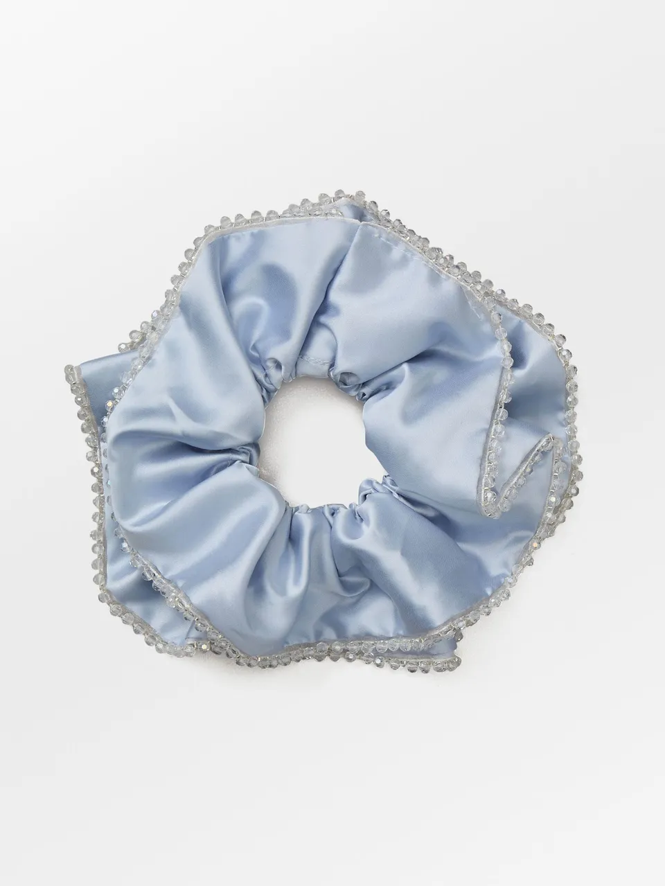 becks-ndergaard-luster-bead-scrunchie-haargummi-blau image 1
