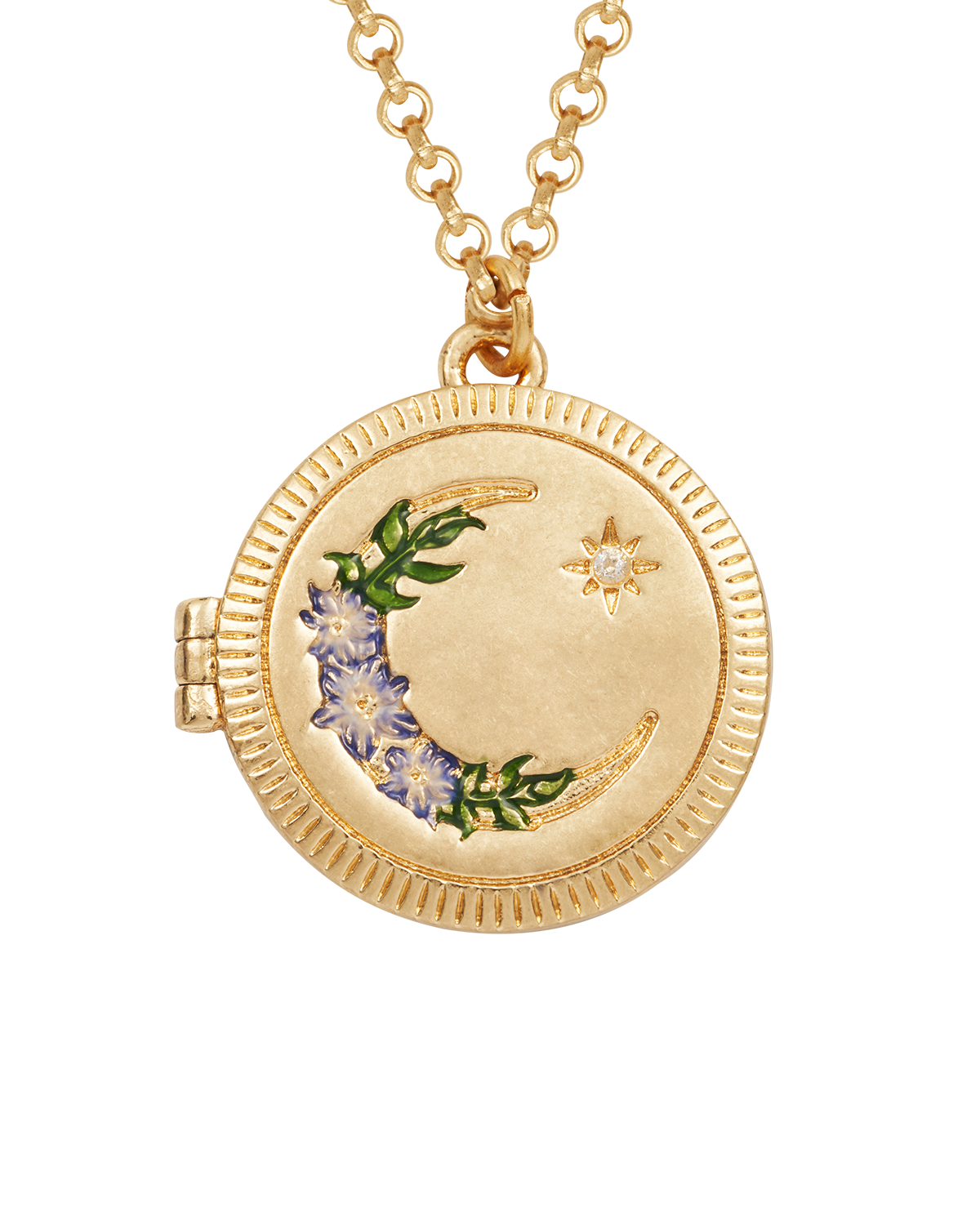 fable-england-nightshade-moon-halskette-gold-medaillon image 1